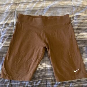 Brown Nike shorts